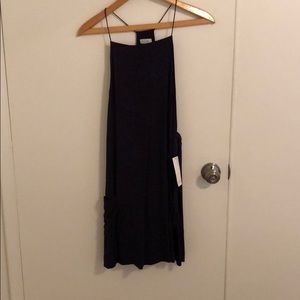 Navy blue shift dress